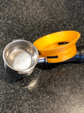 Load image into Gallery viewer, Barista Tool - coffee dosing funnel. Use with your grinder for espresso coffee making without a mess.