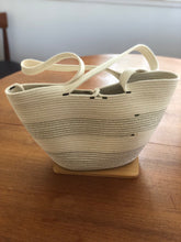 Load image into Gallery viewer, Beach and Gym Tote - Natural Cotton, shopping tote