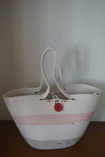 Load image into Gallery viewer, Beach and Gym Tote - Natural Cotton, shopping tote