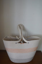 Load image into Gallery viewer, Beach and Gym Tote - Natural Cotton, shopping tote