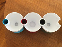 Load image into Gallery viewer, Interlocking Round Herb or Succulent Planter - Retro Styled, Interlocking and Self-Watering