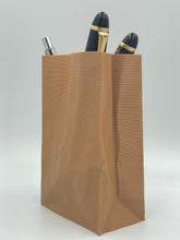 Load image into Gallery viewer, Faux Paper Bag Vase - Eco Plastic 'paper bag' style vase