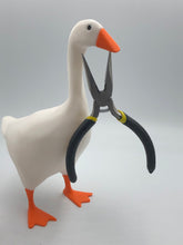 Load image into Gallery viewer, Untitled Goose Game Key Holder figurine statue model with magnet - Horrible Entitled Goose - steal things and win - Honk and Bonk!