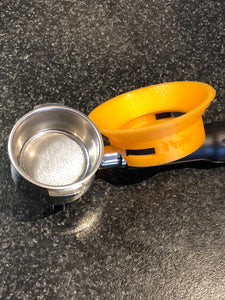 Barista Tool - coffee dosing funnel. Use with your grinder for espresso coffee making without a mess.