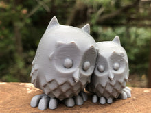 Load image into Gallery viewer, Cute Cuddling Owls, loving owl pair, owl couple

