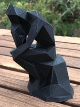 Load image into Gallery viewer, The Thinker - a sculpture to enhance your mindfulness! Rodin&#39;s famous sculpture in polygon style
