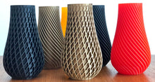 Load image into Gallery viewer, Spiral Vase, make up brush holder, pen holder, single bloom vase
