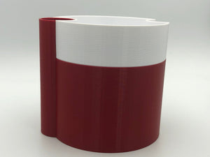 Interlocking Round Herb or Succulent Planter - Retro Styled, Interlocking and Self-Watering