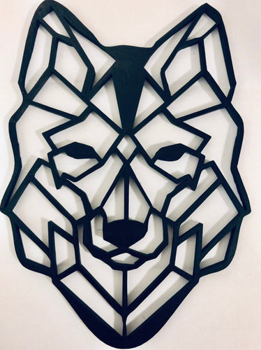 Wolf Silhouette Wall Hanging