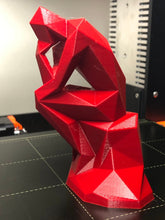 Load image into Gallery viewer, The Thinker - a sculpture to enhance your mindfulness! Rodin&#39;s famous sculpture in polygon style
