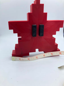 Super Star - Pixelated Star Christmas Tree Topper