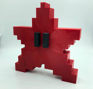 Super Star - Pixelated Star Christmas Tree Topper