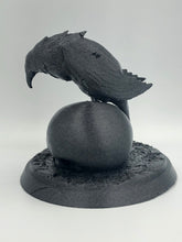 Load image into Gallery viewer, Nevermore! - Raven and Skulls Statue, for Edgar Alan Poe fans and Bird Lovers
