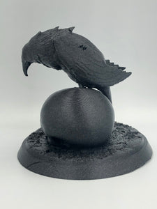 Nevermore! - Raven and Skulls Statue, for Edgar Alan Poe fans and Bird Lovers