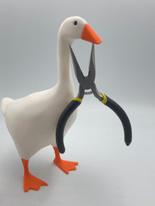Untitled Goose Game Key Holder figurine statue model with magnet - Horrible Entitled Goose - steal things and win - Honk and Bonk!