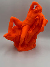 Load image into Gallery viewer, Barberini Faun Statue at the Louvre Paris, Roman Sculpture, Roman Art, Drunken Satyr, male Nude, Male Form, Male sculpture
