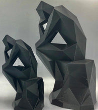 Load image into Gallery viewer, The Thinker - a sculpture to enhance your mindfulness! Rodin&#39;s famous sculpture in polygon style
