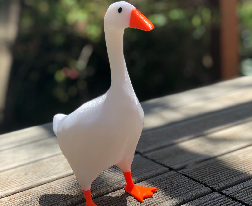 Untitled Goose Game Key Holder figurine statue model with magnet - Horrible Entitled Goose - steal things and win - Honk and Bonk!