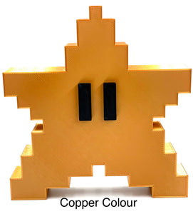 Super Star - Pixelated Star Christmas Tree Topper