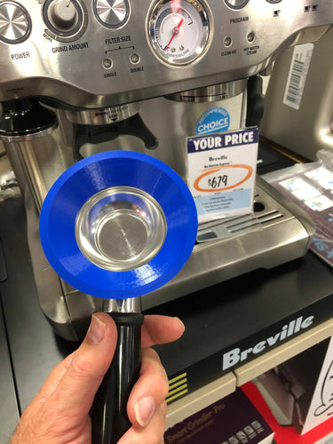Breville Dosing Funnel. Use with your grinder for espresso coffee making without a mess
