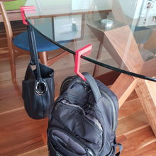 Load image into Gallery viewer, Restaurant and Bar Purse and Bag Hanger Set, purse securer, nightclub security, cafe security
