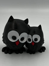 Load image into Gallery viewer, Cute Cuddling Owls, loving owl pair, owl couple

