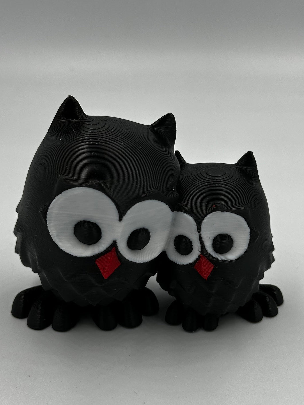 Cute Cuddling Owls, loving owl pair, owl couple