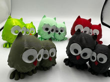 Load image into Gallery viewer, Cute Cuddling Owls, loving owl pair, owl couple
